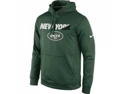 New York Jets Nike Green Kick Off Staff Performance Pullover Hoodie