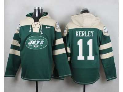 Nike New York Jets #11 Jeremy Kerley Green Player Pullover NFL Hoodie