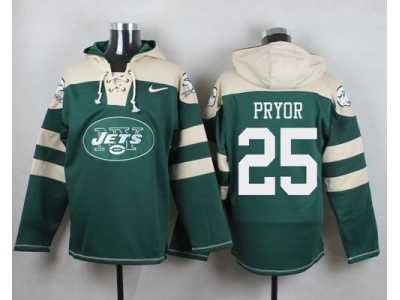 Nike New York Jets #25 Calvin Pryor Green Player Pullover NFL Hoodie
