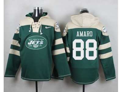 Nike New York Jets #88 Jace Amaro Green Player Pullover NFL Hoodie