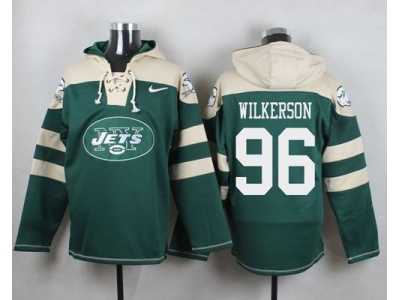 Nike New York Jets #96 Muhammad Wilkerson Green Player Pullover NFL Hoodie