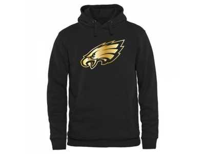 Men''s Philadelphia Eagles Pro Line Black Gold Collection Pullover Hoodie