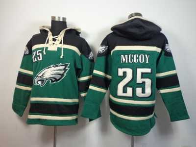Nike jerseys Philadelphia Eagles #25 McCoy Green-black[pullover hooded sweatshirt]