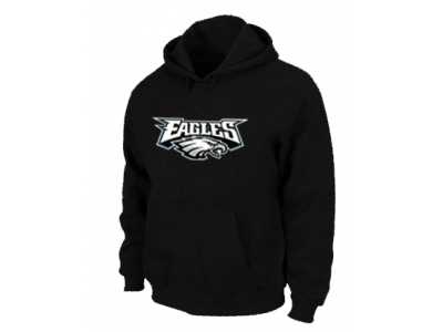 Philadelphia Eagles Authentic Logo Pullover Hoodie Black
