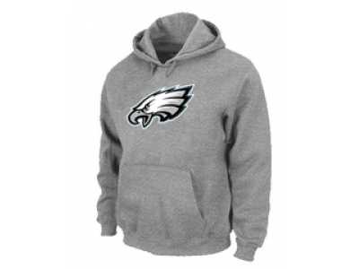Philadelphia Eagles Logo Pullover Hoodie Grey