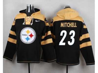 Nike Pittsburgh Steelers #23 Mike Mitchell Black Player Pullover NFL Hoodie