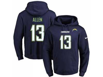 Nike San Diego Chargers #13 Keenan Allen Navy Blue Name & Number Pullover NFL Hoodie