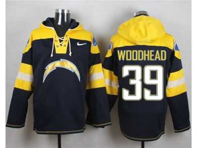 Nike San Diego Chargers #39 Danny Woodhead Navy Blue Player Pullover Hoodie