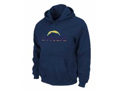 San Diego Chargers Authentic Logo Pullover Hoodie D.Blue