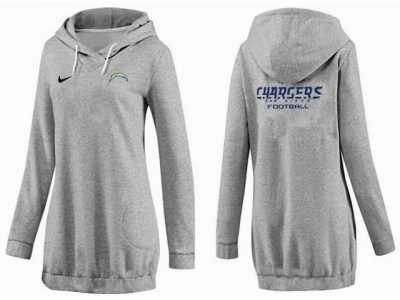 Womenw San Diego Chargers Pullover Hoodie-041
