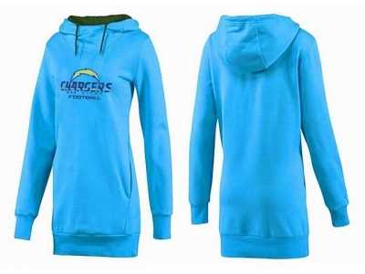 Womenw San Diego Chargers Pullover Hoodie-075