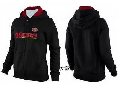 Women San francisco 49ers Logo Pullover Hoodie-129