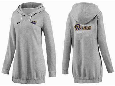 Women St. Louis Rams Logo Pullover Hoodie-004