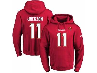 Nike Tampa Bay Buccaneers #11 DeSean Jackson Red Name & Number Pullover NFL Hoodie