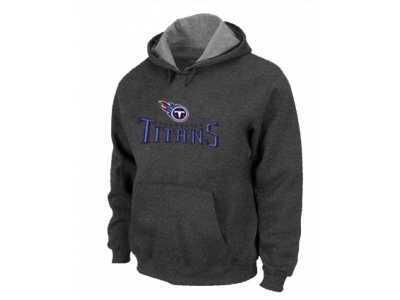 Tennessee Titans Authentic Logo Pullover Hoodie D.Grey