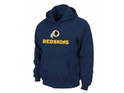Washington Redskins Authentic Logo Pullover Hoodie D.Blue