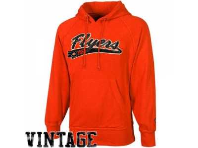 Old Time Hockey Philadelphia Flyers Orange Hudson Pullover Hoodie