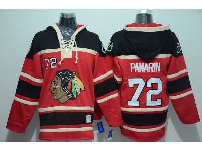 Chicago Blackhawks #72 Artemi Panarin red Sawyer Hooded Sweatshirt Stitched NHL Jersey