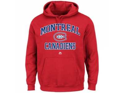Montreal Canadiens Majestic Red Heart & Soul Hoodie