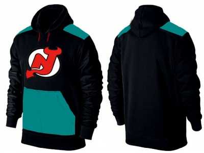 NHL New Jersey Devils Logo Pullover Hoodie 11