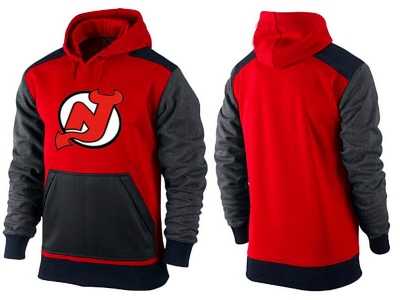 NHL New Jersey Devils Logo Pullover Hoodie 13
