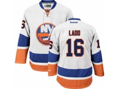 Men's Reebok New York Islanders #16 Andrew Ladd Authentic White Away NHL Jersey