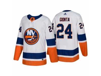 Men's adidas 2018 Season New York Islanders #24 Stephen Gionta New Outfitted Jersey