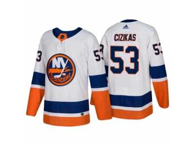 Men's adidas 2018 Season New York Islanders #53 Casey Cizikas New Outfitted Jersey