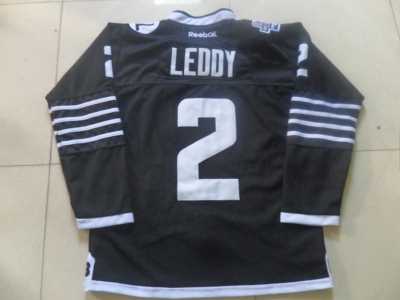 NHL New York Islanders #2 Nick Leddy Black Alternate Stitched Jerseys