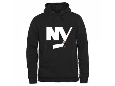 New York Islanders Black Rinkside Logo Pullover Hoodie
