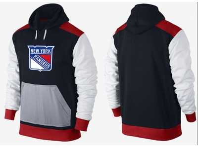 NHL New York Rangers Logo Pullover Hoodie 11