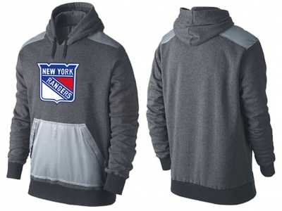 NHL New York Rangers Logo Pullover Hoodie 15