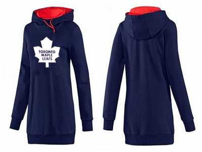 NHL Women Toronto Maple Leafs Logo Pullover Hoodie 5