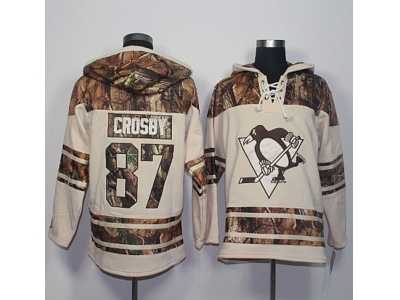 Men's Pittsburgh Penguins #87 Sidney Crosby Cream Camo Stitched NHL Jersey