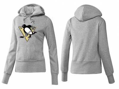 NHL Women Pittsburgh Penguins Logo Pullover Hoodie 23