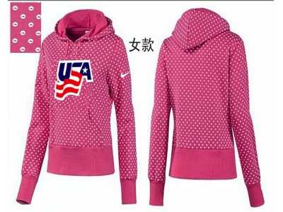 NHL Women Team USA Olympic Logo Pullover Hoodie 17