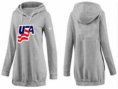 NHL Women Team USA Olympic Logo Pullover Hoodie 21