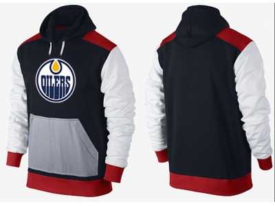 NHL Edmonton Oilers Logo Pullover Hoodie 12