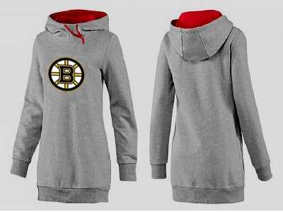 NHL Women Boston Bruins Logo Pullover Hoodie 4