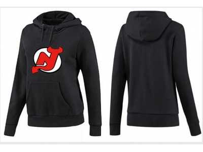 NHL Women New Jersey Devils Logo Pullover Hoodie 15