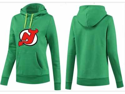 NHL Women New Jersey Devils Logo Pullover Hoodie 16