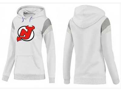 NHL Women New Jersey Devils Logo Pullover Hoodie 18