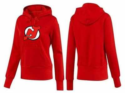 NHL Women New Jersey Devils Logo Pullover Hoodie 26
