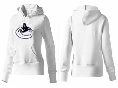 NHL Women Vancouver Canucks Logo Pullover Hoodie 12