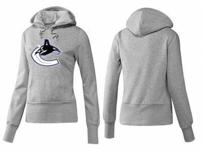 NHL Women Vancouver Canucks Logo Pullover Hoodie 6