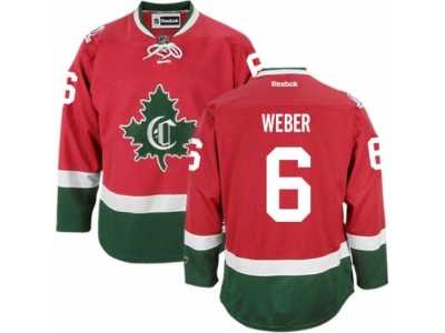 Women's Reebok Montreal Canadiens #6 Shea Weber Premier Red New CD NHL Jersey