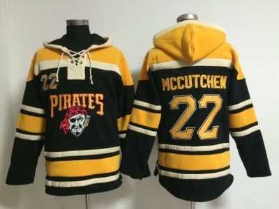 MLB Pittsburgh Pirates #22 mccutchen black[pullover hooded sweatshirt]