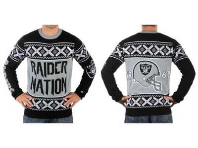 Nike Oakland Raiders Men's Ugly Sweater