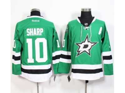 Dallas Stars #10 Patrick Sharp Green Stitched NHL Jersey