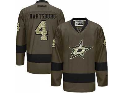 Dallas Stars #4 Craig Hartsburg Green Salute to Service Stitched NHL Jersey
